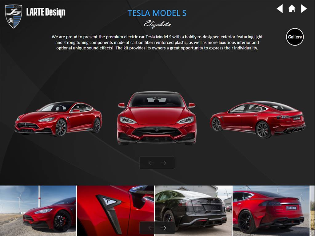 Eri automerkkeihin Larte Design osia