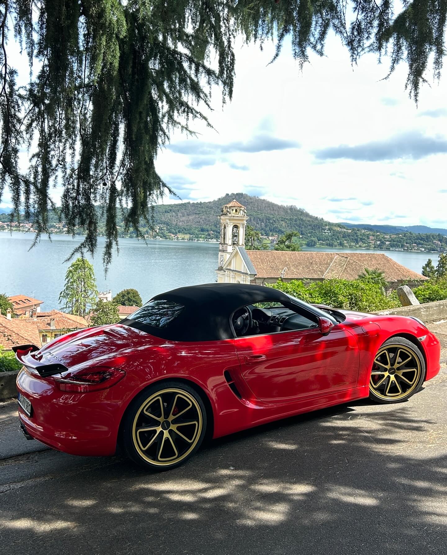 Speedart Porsche punainen