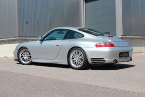Porsche 911/996 Carrera 4S-Turbo-Look, yläosa huollettu, 18"