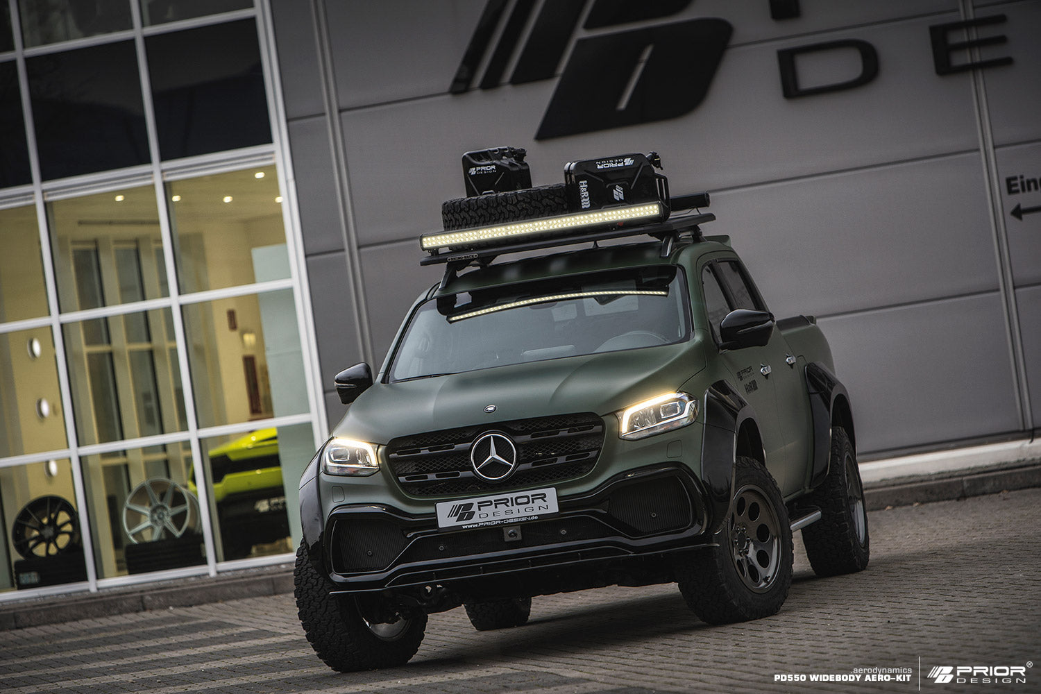 PD550 laajarunkoinen aerodynaaminen sarja Mercedes X-sarjaan J86