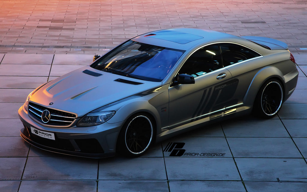 J167 PRIOR-DESIGN PD Black Edition V2 Widebody Aerodynamic-Kit for Mercedes CL [W216] J27.1, Tiedustele powercarfinland@gmail.com