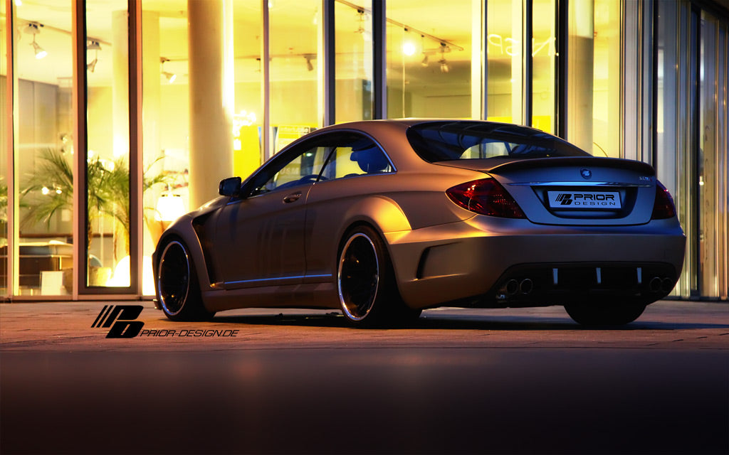 J167 PRIOR-DESIGN PD Black Edition V2 Widebody Aerodynamic-Kit for Mercedes CL [W216] J27.1, Tiedustele powercarfinland@gmail.com