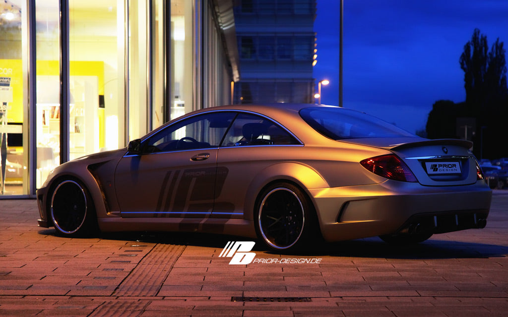 J167 PRIOR-DESIGN PD Black Edition V2 Widebody Aerodynamic-Kit for Mercedes CL [W216] J27.1, Tiedustele powercarfinland@gmail.com