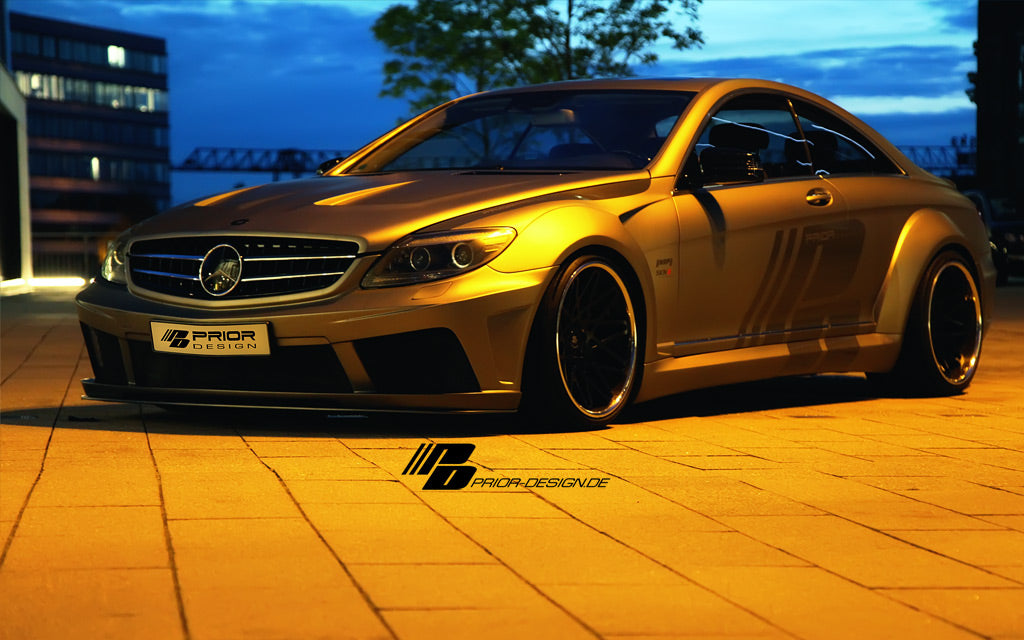 J167 PRIOR-DESIGN PD Black Edition V2 Widebody Aerodynamic-Kit for Mercedes CL [W216] J27.1, Tiedustele powercarfinland@gmail.com