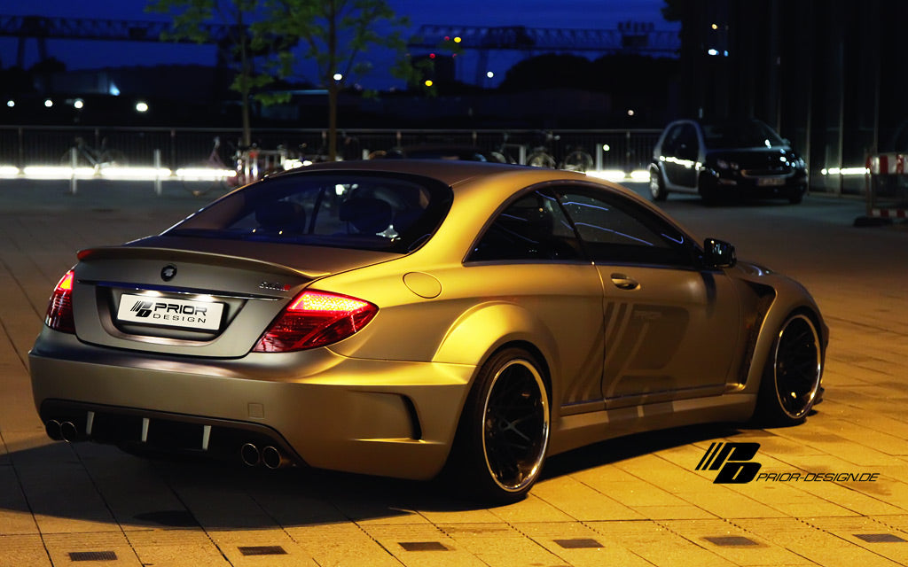 J167 PRIOR-DESIGN PD Black Edition V2 Widebody Aerodynamic-Kit for Mercedes CL [W216] J27.1, Tiedustele powercarfinland@gmail.com