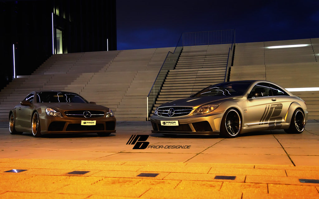 J167 PRIOR-DESIGN PD Black Edition V2 Widebody Aerodynamic-Kit for Mercedes CL [W216] J27.1, Tiedustele powercarfinland@gmail.com