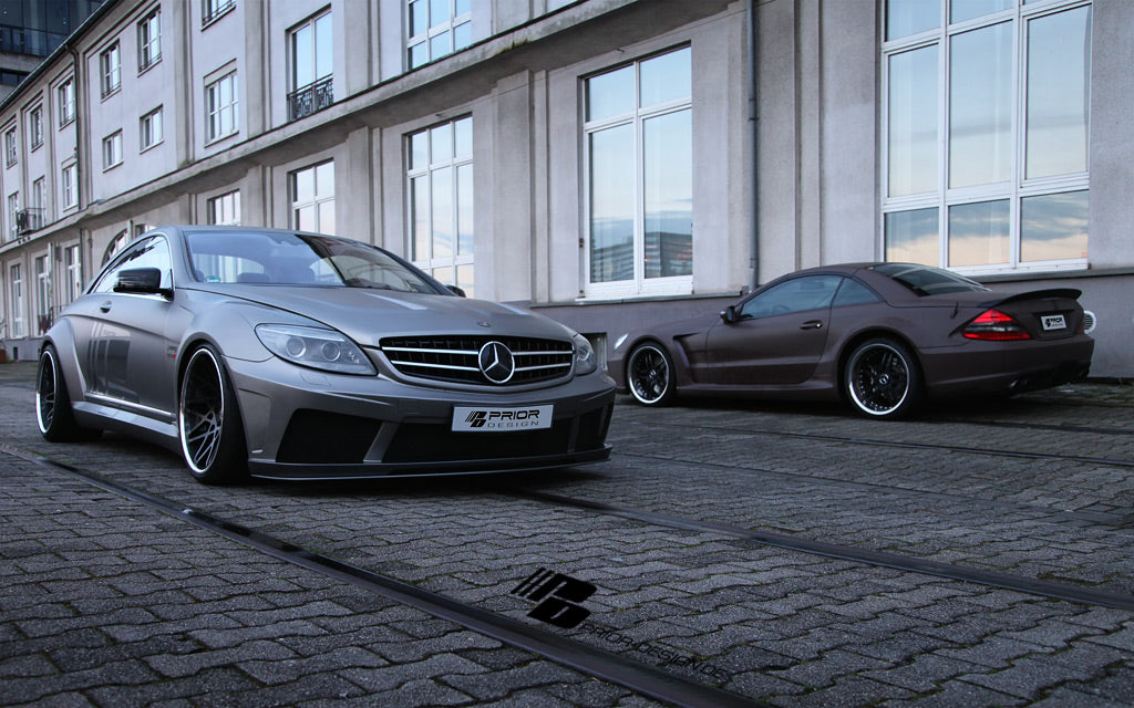 J167 PRIOR-DESIGN PD Black Edition V2 Widebody Aerodynamic-Kit for Mercedes CL [W216] J27.1, Tiedustele powercarfinland@gmail.com