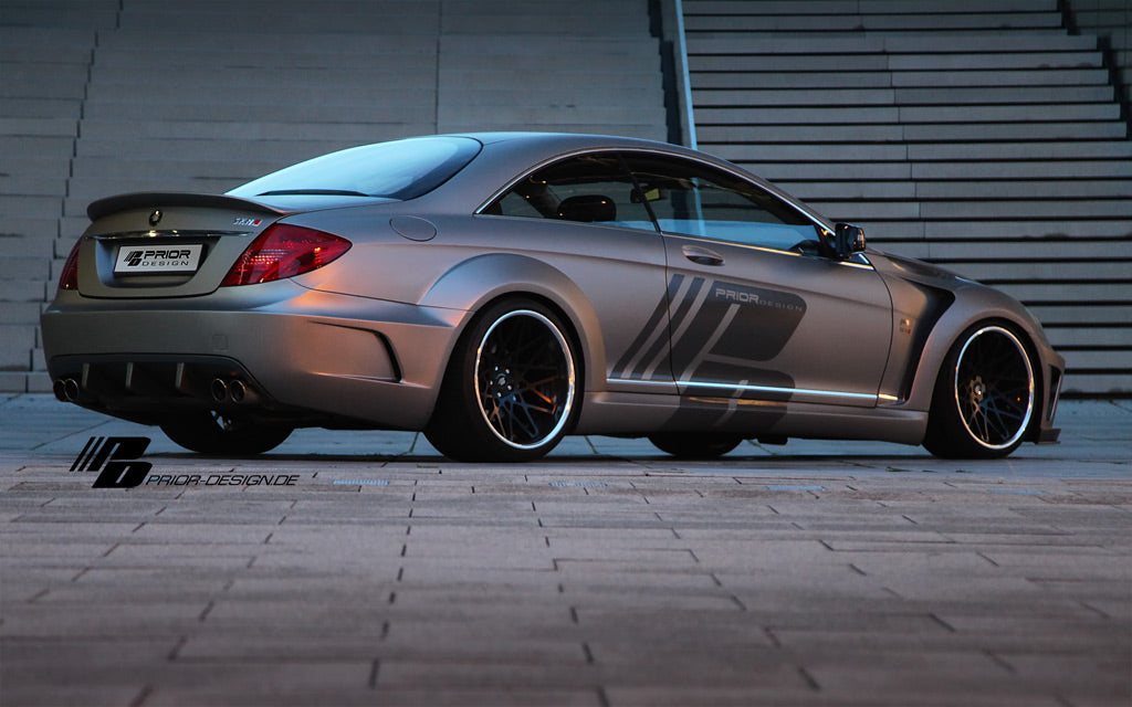 J167 PRIOR-DESIGN PD Black Edition V2 Widebody Aerodynamic-Kit for Mercedes CL [W216] J27.1, Tiedustele powercarfinland@gmail.com