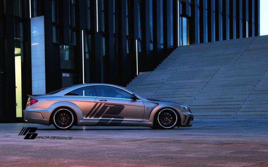 J167 PRIOR-DESIGN PD Black Edition V2 Widebody Aerodynamic-Kit for Mercedes CL [W216] J27.1, Tiedustele powercarfinland@gmail.com