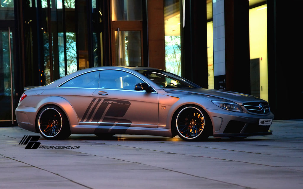 J167 PRIOR-DESIGN PD Black Edition V2 Widebody Aerodynamic-Kit for Mercedes CL [W216] J27.1, Tiedustele powercarfinland@gmail.com